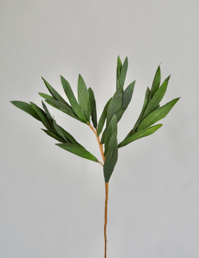 Greenery Single Stem | Realistic Paper Foliage - unwilted