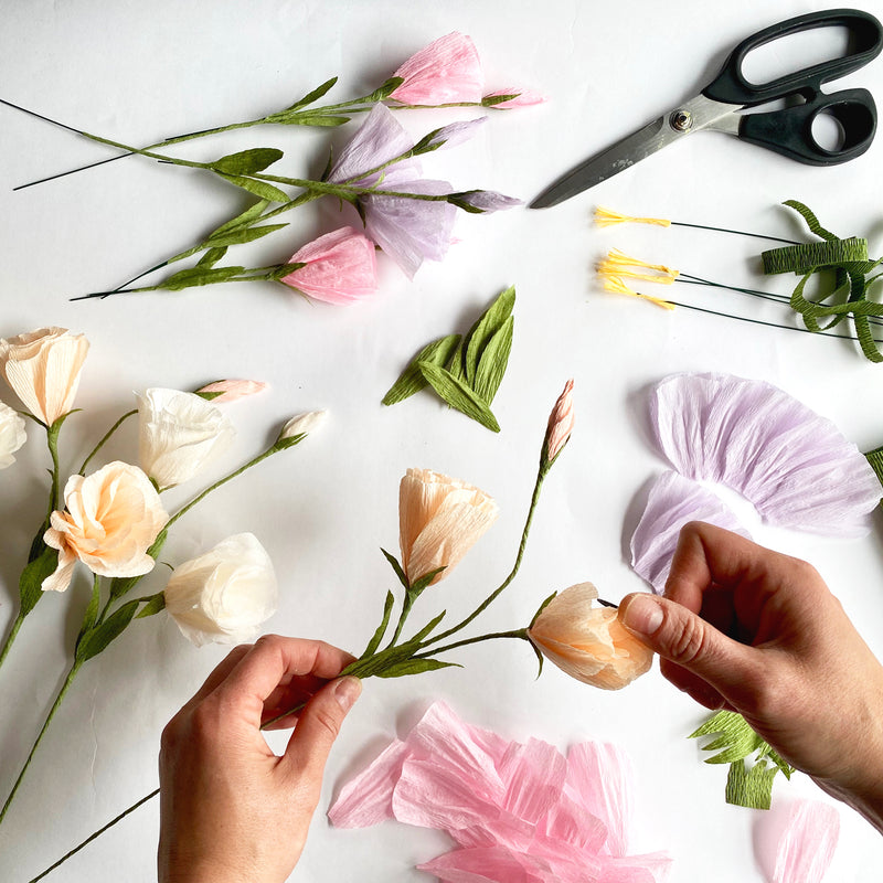 Unwilted® | Crêpe Paper Flowers | Handmade Art | Always in Bloom